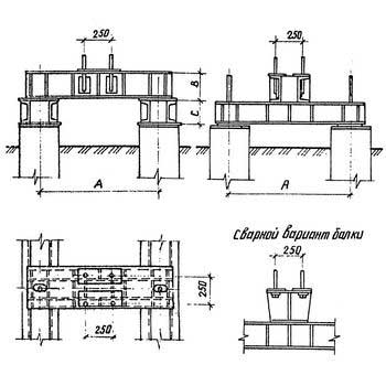 Ростверки четырехсвайных фундаментов серии 3.407.9-146 фото 2